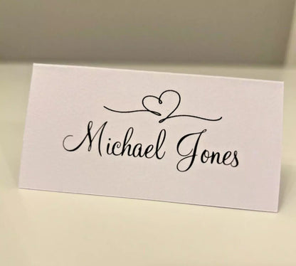 Personalised Place Cards, Table Name Cards for Special Occasions