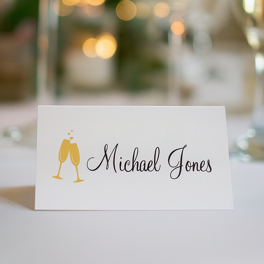 Personalised Place Cards,  Wedding Table Name Cards