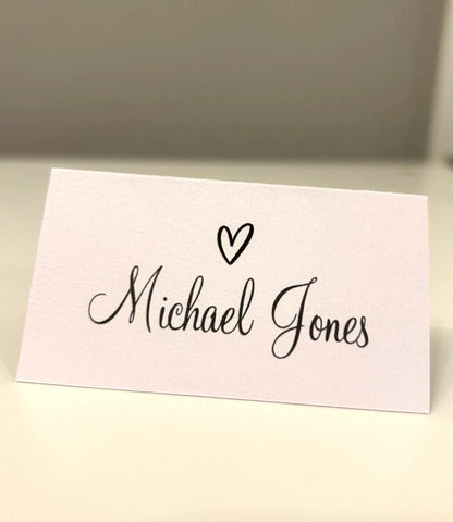 Personalised Place Cards, Table Name Cards for Special Occasions